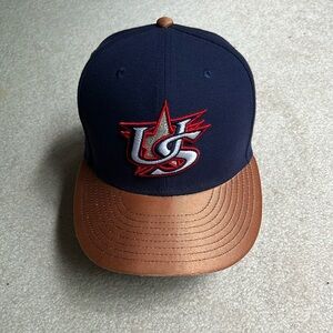 Team USA Fitted Baseball Hat